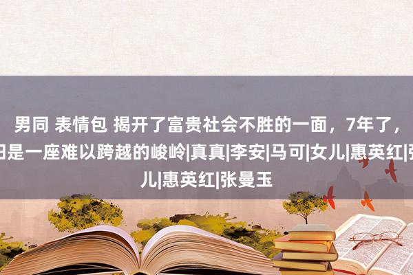 男同 表情包 揭开了富贵社会不胜的一面，7年了，它依旧是一座难以跨越的峻岭|真真|李安|马可|女儿|惠英红|张曼玉